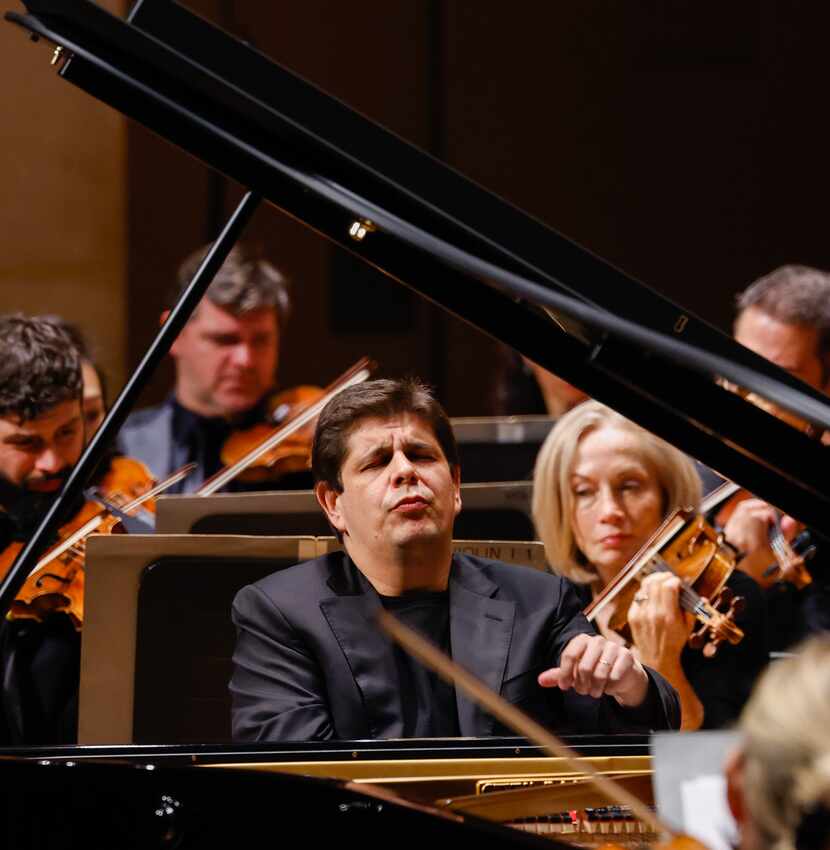 Pianist Javier Perianes performs Ravel's Piano Concerto in G major with conductor Juanjo...