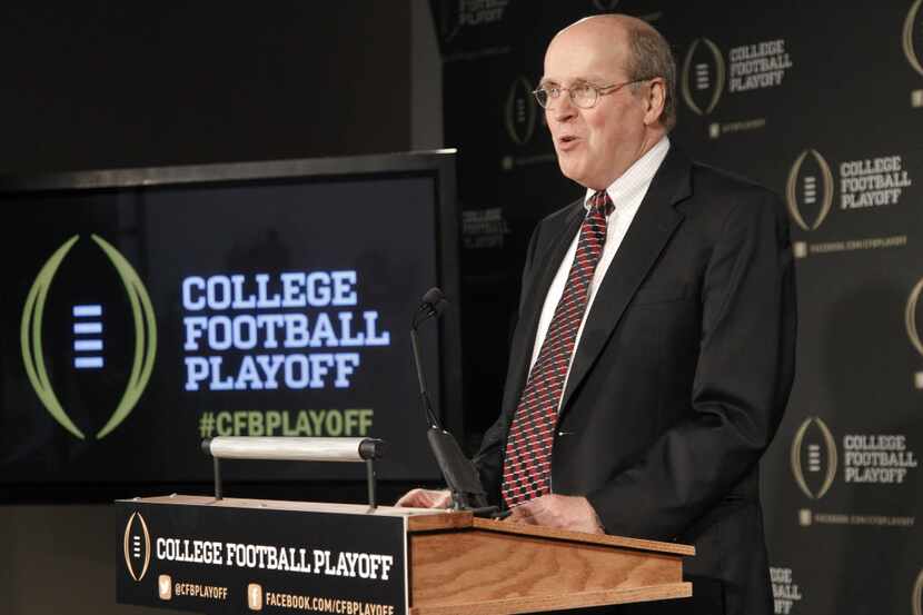 FILE - In this Oct. 16, 2013, file photo, Bowl Championship Series Executive Director Bill...