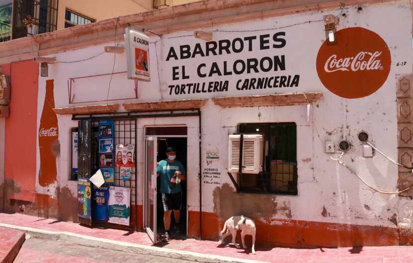 El Calorón, a corner convenience store on the main street. The store is run by Elizabeth...