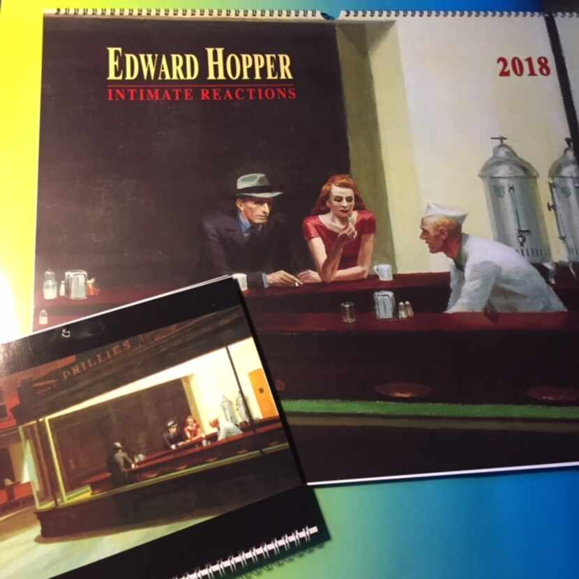 The author received a 2018 Edward Hopper calendar that was four times larger than he...