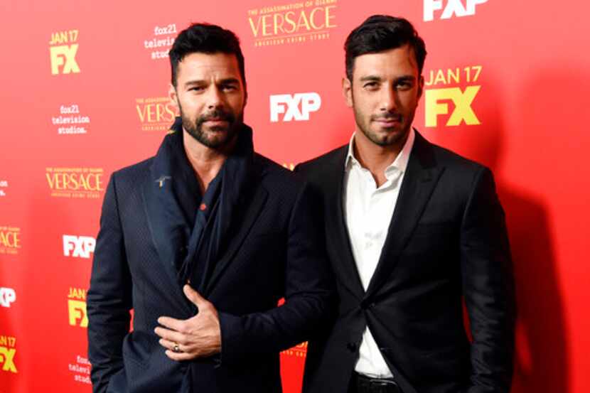 Ricky Martin y  Jwan Yosef./AP
