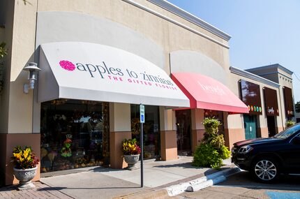 Apples to Zinnias a the Plaza at Preston Center in Dallas.