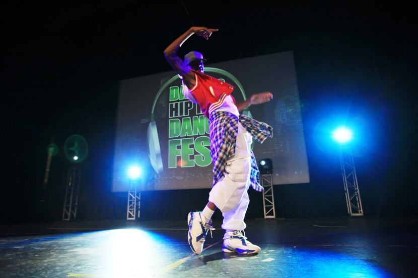 Ken Dorsey performs during the second annual Dallas Hip-Hop Dance Fest, on July 27, 2013, at...