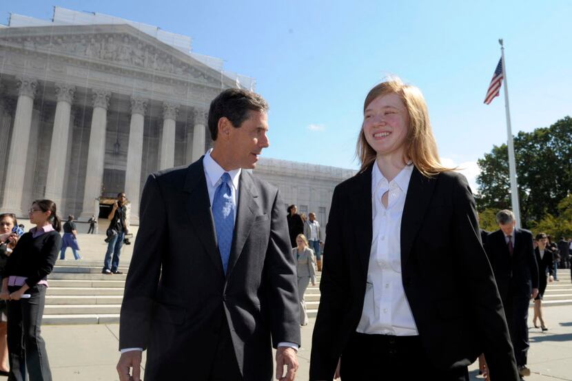  Abigail Fisher, the Texan involved in the University of Texas affirmative action case, and...