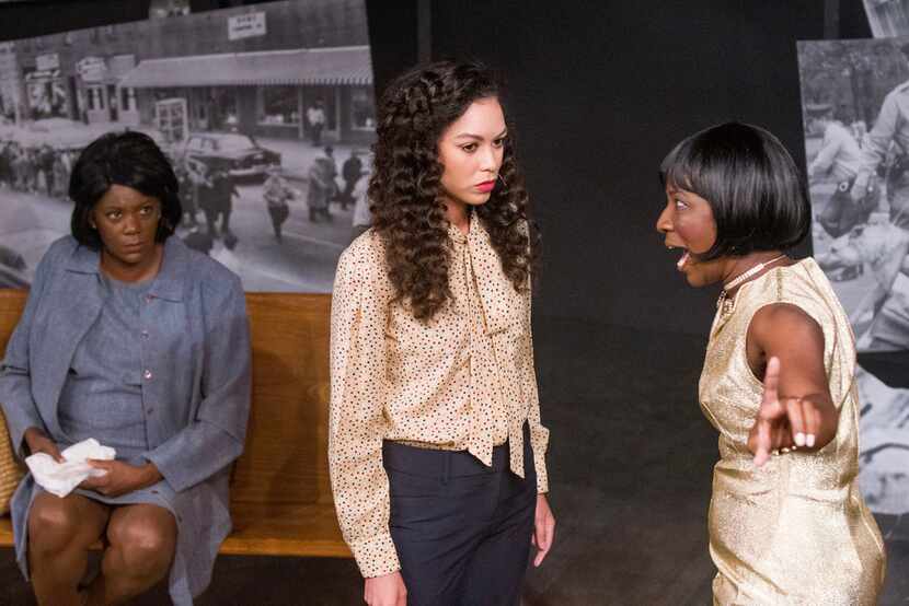 Genine Ware, Alexis Zollicoffer and Ardina Lockhart in Jubilee Theatre's production of the...