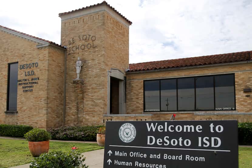 DeSoto ISD administration building in DeSoto, Texas on Thursday, September 5, 2020. (Vernon...