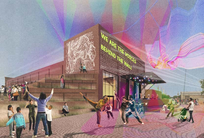 A concept rendering of the Fred Rouse Arts and Community Healing Center, which a coalition...