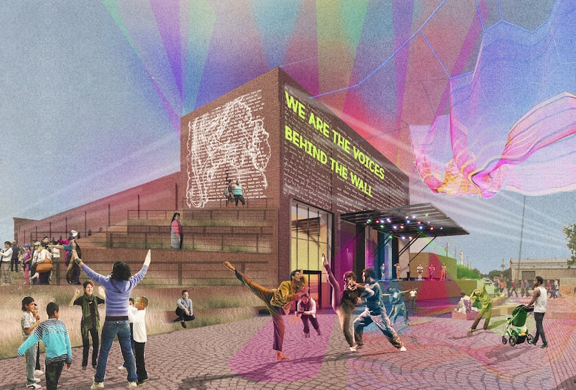 A concept rendering of the Fred Rouse Arts and Community Healing Center, which a coalition...