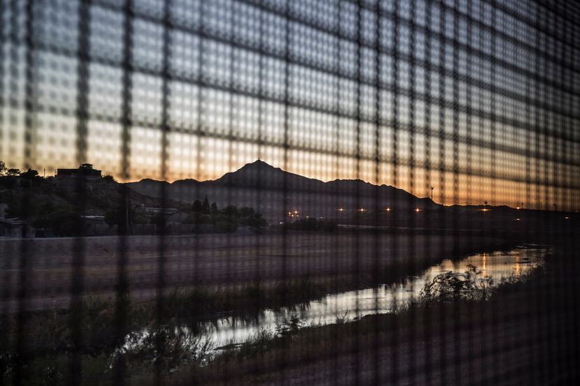 A section of the border fence with Mexico in El Paso, Texas, June 22, 2018. 
