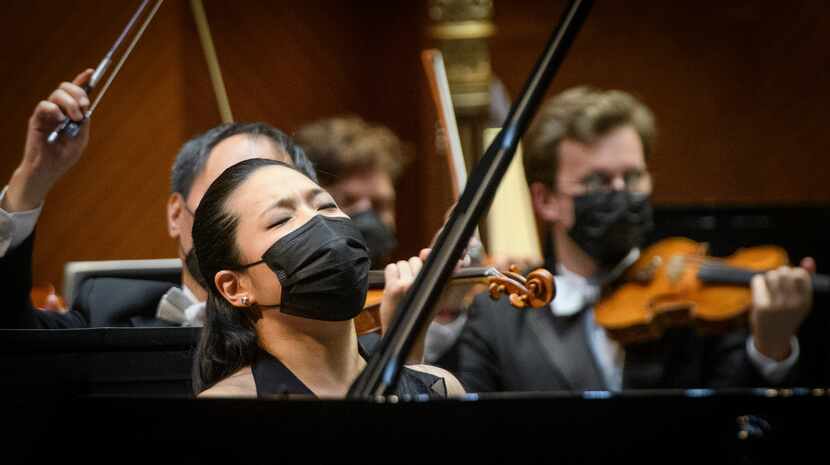  Joyce Yang performs Liszt's Totentanz with the Fort Worth Symphony Orchestra and guest...