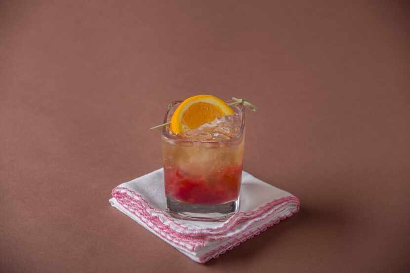 This Cranberry Manhattan cocktail is no doubt delicious, caloric and tipsy-inducing. Sip it...