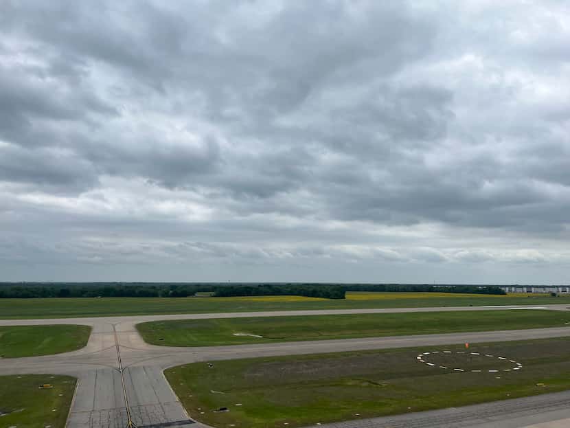 The site where the proposed commercial terminal at McKinney National Airport would be located.