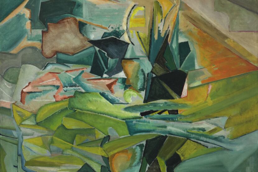 "Abstraction-Landscape" by Charles Duncan is part of the Fisk Collection.