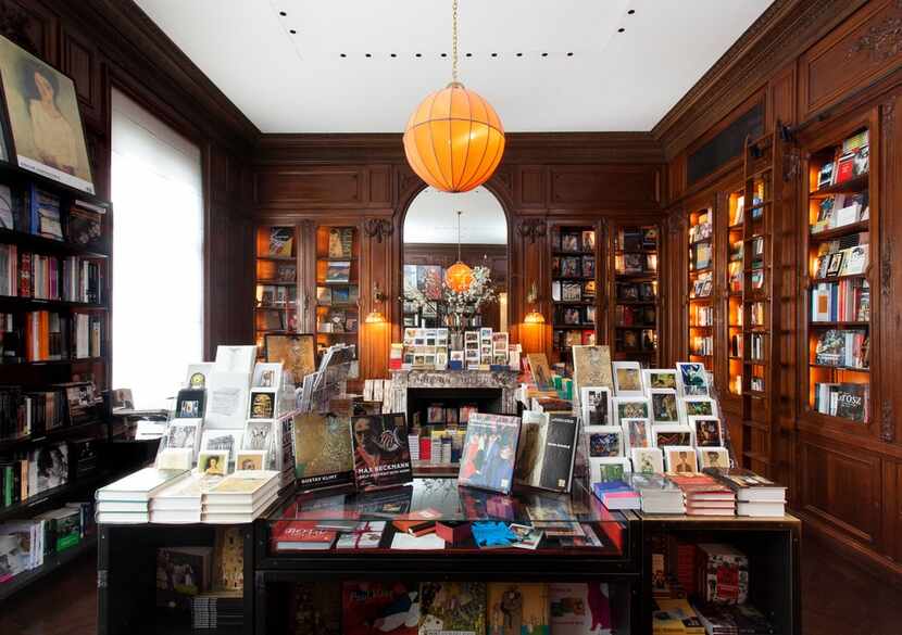 The Neue Galerie's bookstore is located in the mansion's former library.