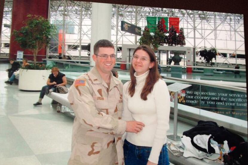 
Lt. Seth Dvorin and his wife, Kelly, returned from their honeymoon in January 2004. Weeks...