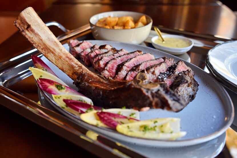 The 40-ounce, bone-in rib eye at Georgie by Curtis Stone, which opens today in...