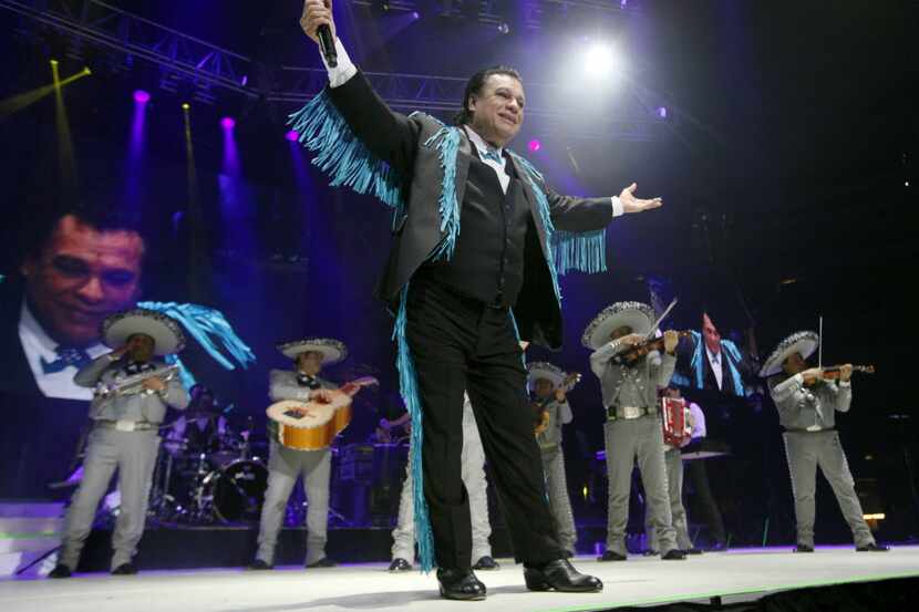 Juan Gabriel performed at the American Airlines Center in 2015.