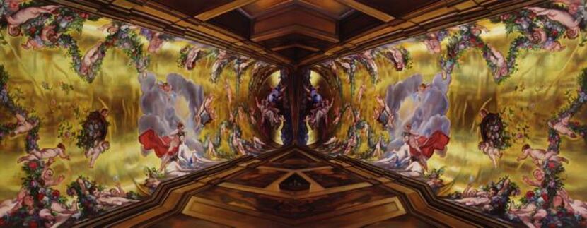 
Patti Oleon Holy Bravado, 2013, oil on linen over panel, 36 x 92 inches
