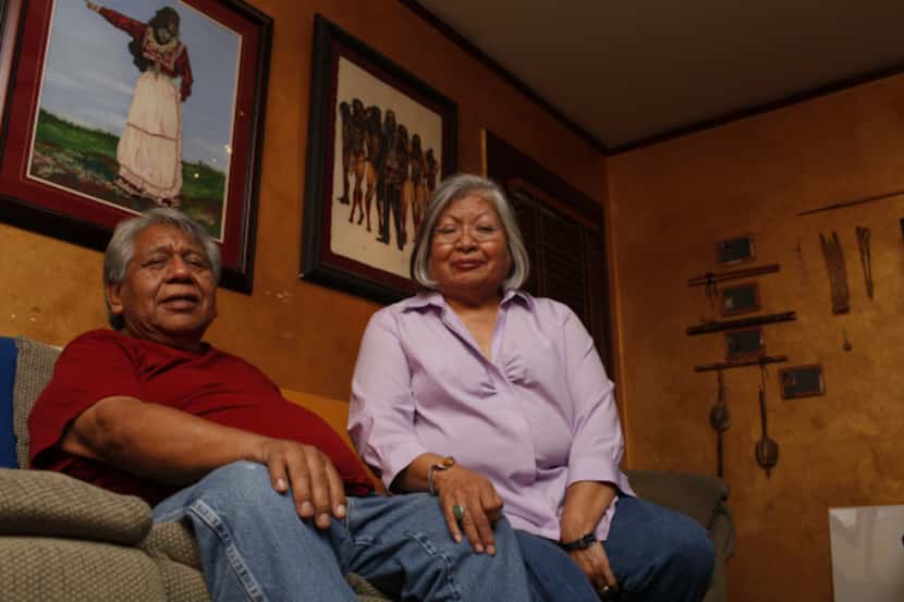 Larry and Peggy Larney of Oak Cliff led the effort to establish American Indian Heritage Day...