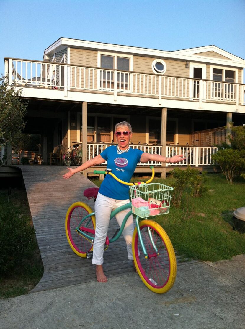 
Shark Tank's Barbara Corcoran keeps a custom bike in Fire Island, N.Y., and another in...