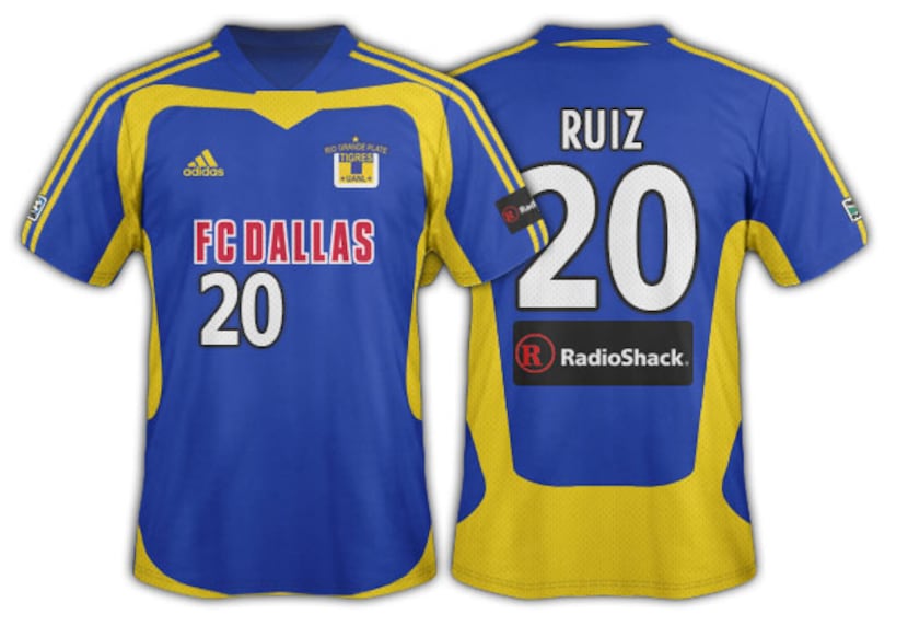 20 Years: FC Dallas jerseys