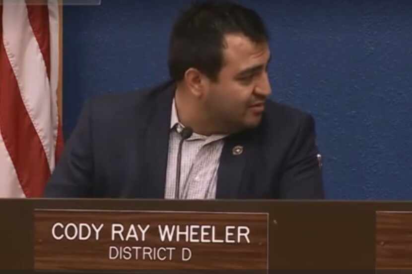 Cody Ray Wheeler, councilman in Pasadena, Texas