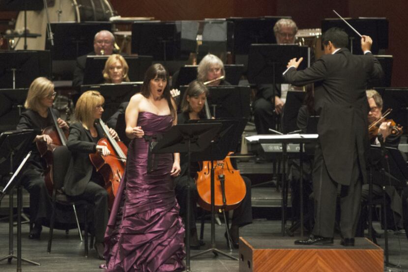 Soprano Jessica Rivera performed with the Fort Worth Symphony Orchestra on Friday alongside...