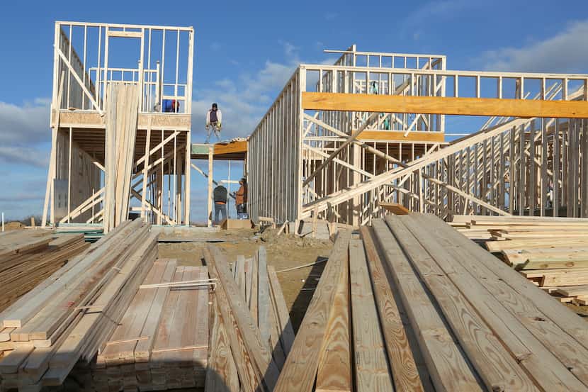 Tariffs on lumber imported from Canada have contributed to soaring U.S. homebuilding costs.