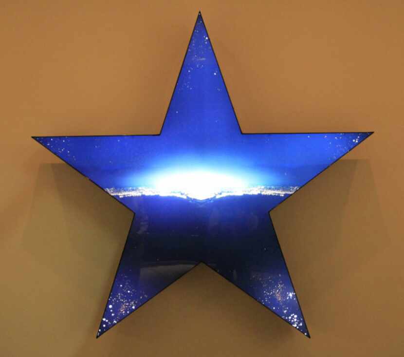 Artist Doug Aitken, created Ò New horizon, 2009Ó that is part of the art on display at the...