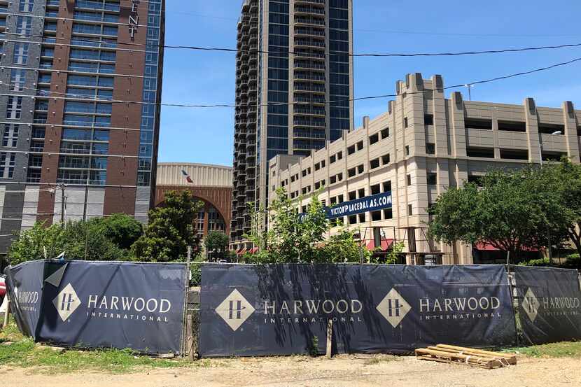 Developer Harwood International is planning a 40-story skyscraper for the site next door to...