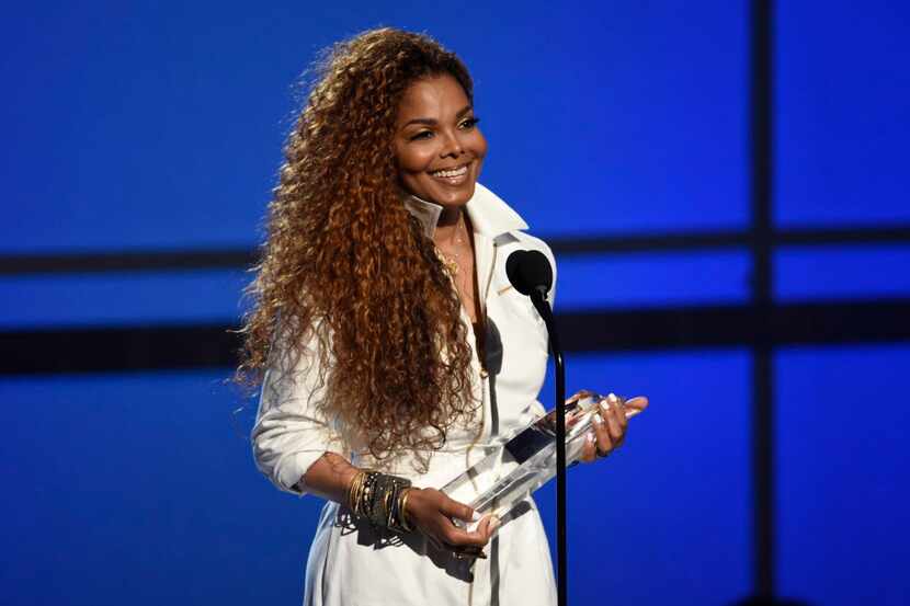 Janet Jackson accepts the ultimate icon: music dance visual award at the BET Awards at the...