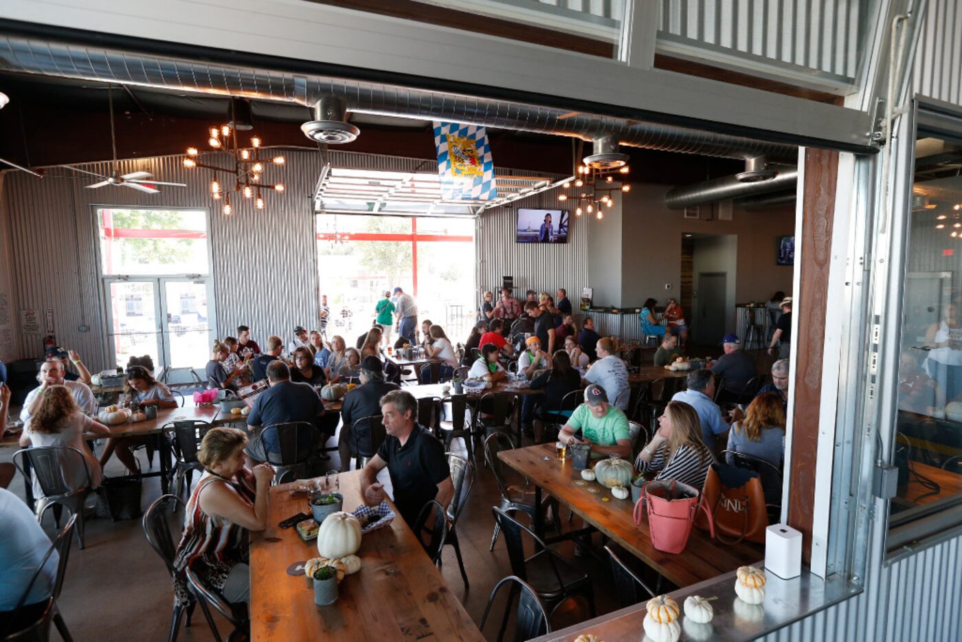 The dining room at Legal Draft Beer Co. in Arlington, Texas Oct. 1, 2016.  (Nathan...