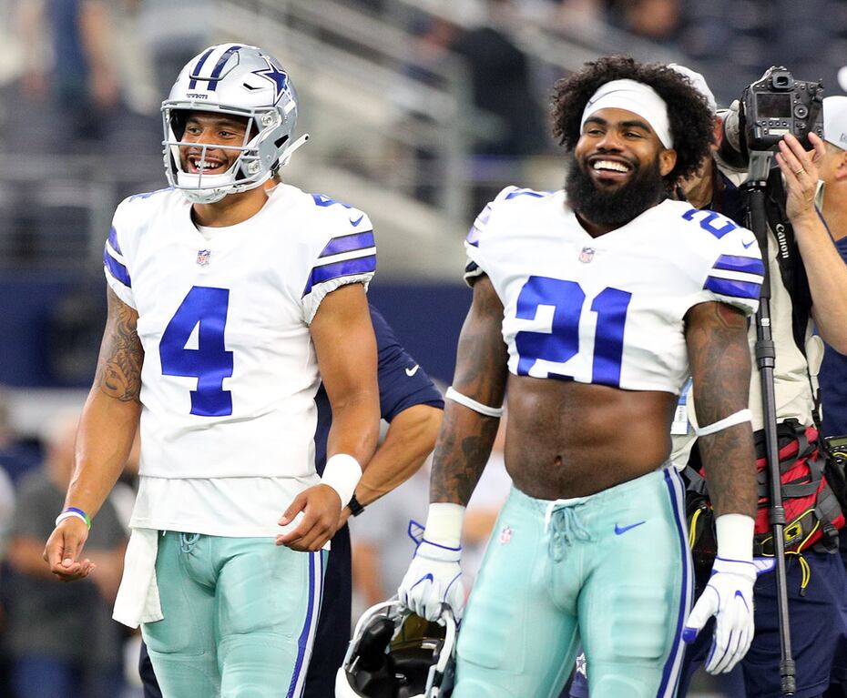 September 30, 2018: Dallas Cowboys quarterback Dak Prescott #4