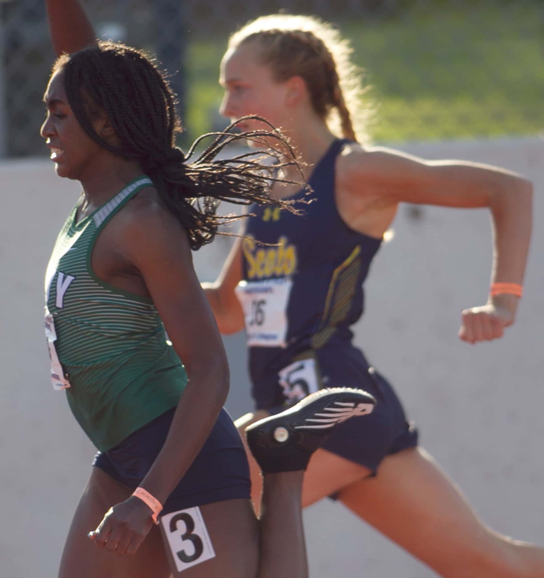 Frisco Reddy's Madison Jeffries wins the Class 5A Girls 100 Meter Dash event. The  Class 6A...