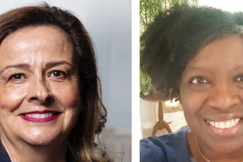 District 9 City Council incumbent Paula Blackmon (left) faces challenger Kendra Madison in...