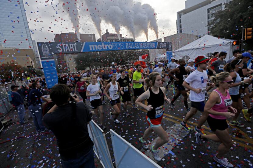 Weather forecasters say the likelihood of icy weather for the MetroPCS Dallas Marathon and...