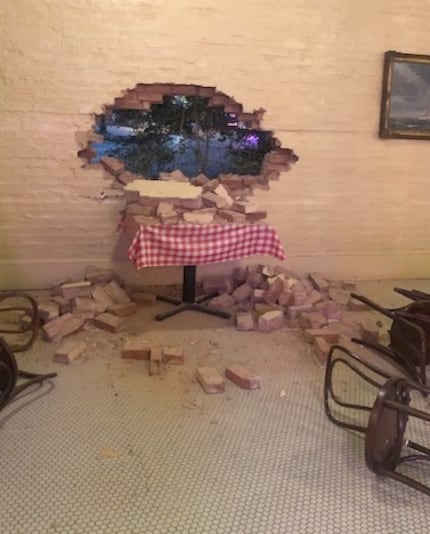 A vehicle drove into S&D Oyster Company in Dallas in the early morning hours of Nov. 17,...