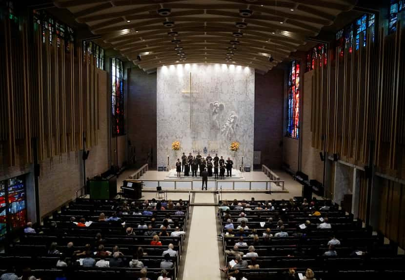 The Orchestra of New Spain performed at St. Michael and All Angels Church in Dallas, Texas...