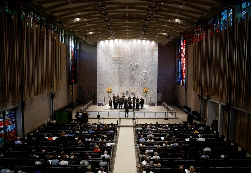 The Orchestra of New Spain performed at St. Michael and All Angels Church in Dallas, Texas...