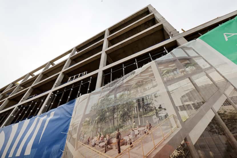 Quadrant Investment Properties' River Edge office building is under construction between the...