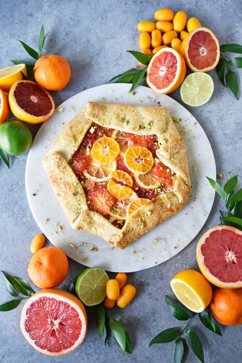 Rustic citrus galette 