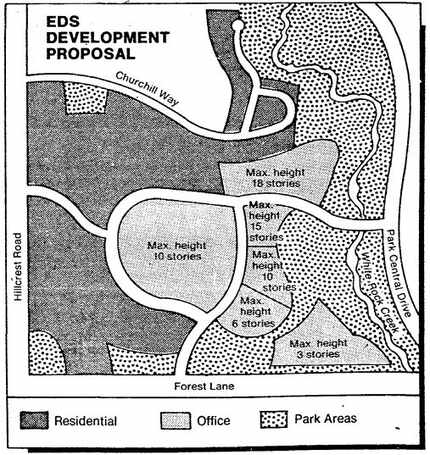 Rezoning proposal by Electronic Data Systems for Forest Hill and Hillcrest property, January...