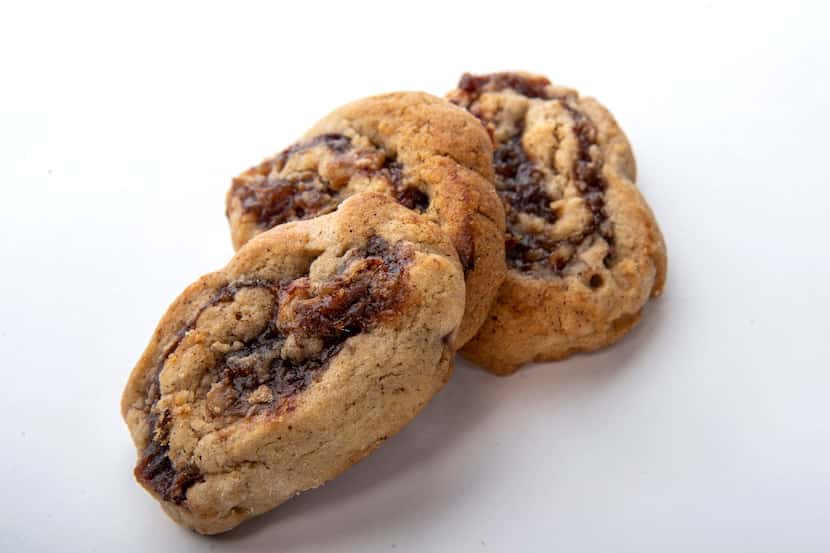 The date nut cookie made by Terri Kennedy won second place in the classic cookie category of...