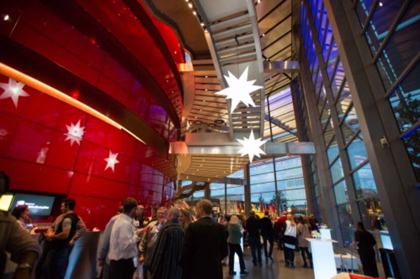 The interior of the Winspear Opera House, the centerpiece of the $360 million AT&T...