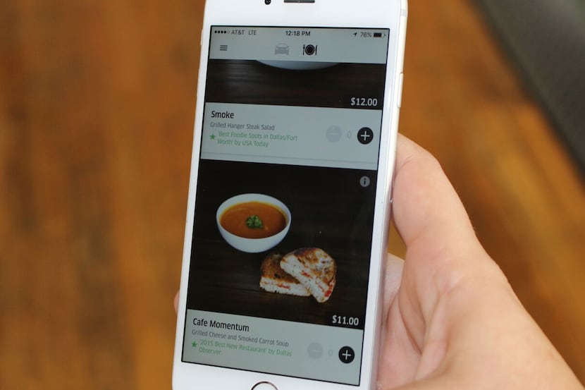 UberEATS customers will choose one of three menu items on the new feature.