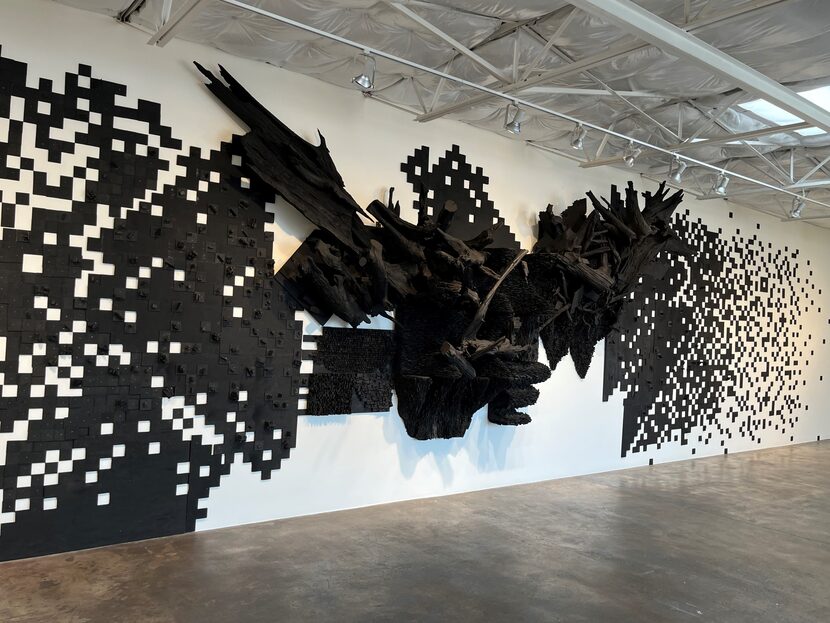 Leonardo Drew "Number 240T" at Talley Dunn Gallery, Dallas