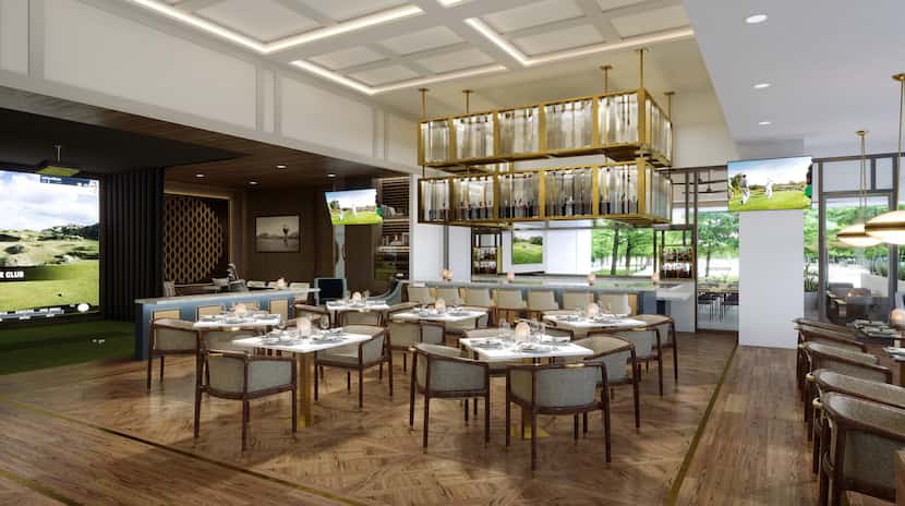 The new Cypress club at downtown Dallas' Fountain Place tower will include dining and...
