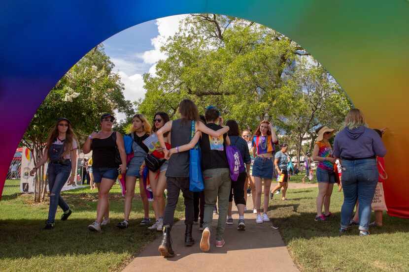 The Pride Music Festival took place in Reverchon Park on Sept. 15, 2018.