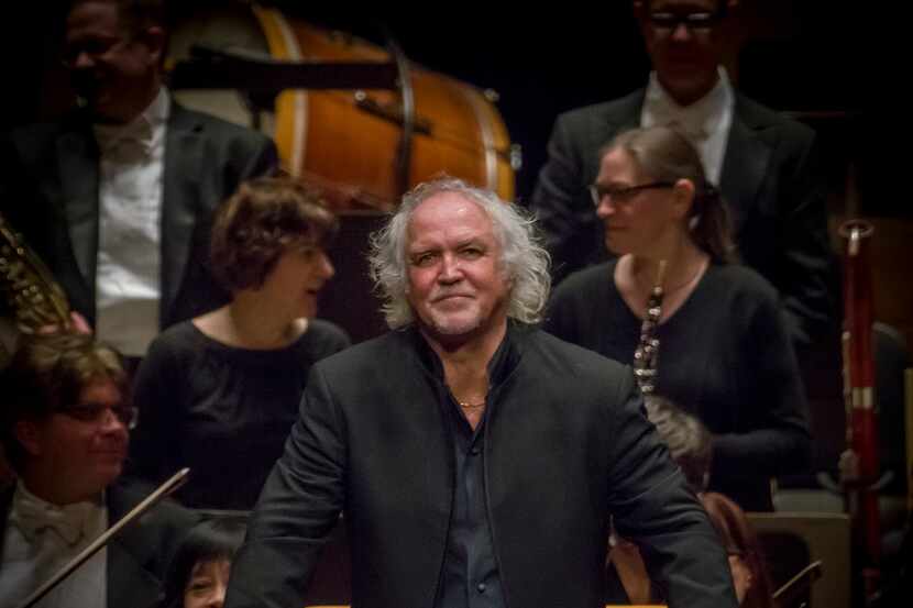 Donald Runnicles, guest conductor of the Dallas Symphony Orchestra on Jan. 10, 2019 