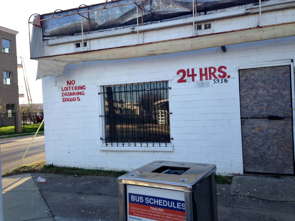 A store across the street from the Hatcher Station.